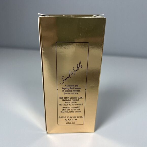 Vintage Sand and Sable .375 Fl Oz Cologne Spray by Coty NEW Perfume - Picture 3 of 3